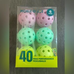 Multicolor Pickleballs - 6 Pack